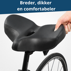 Selle de vélo ergonomique en gel AstraFlow avec confort respirant