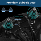 Selle de vélo ergonomique en gel AstraFlow avec confort respirant