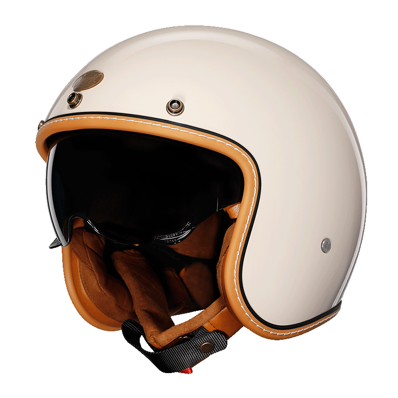 NovaAero Retro Open-Face Helmet KA2 DOT ECE Approved