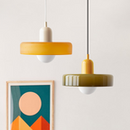 Lysena Bauhaus-Style Colored Glass Pendant Light