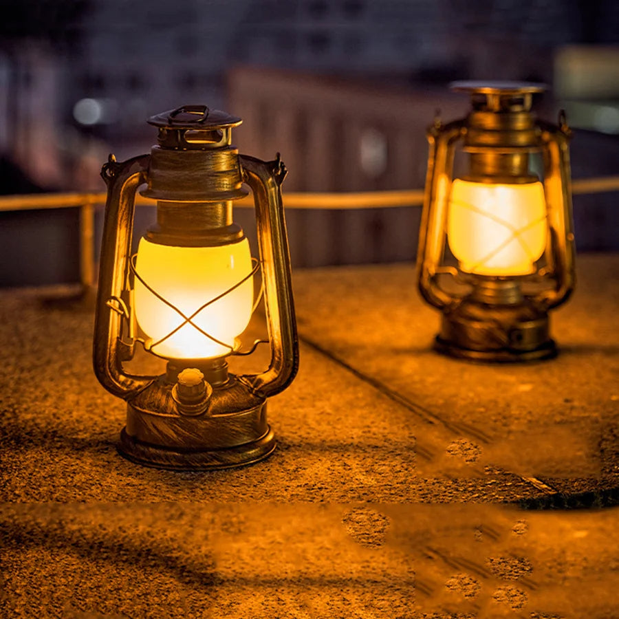 Hearthly | Vintage stil LED parafinlampe