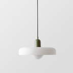 Lysena Bauhaus-Style Colored Glass Pendant Light