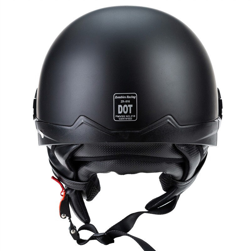NovaRider Open Cruiser Helmet DOT-Approved Safety Gear