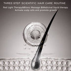 NovaRoot 3-in-1 infrapuna-LED-hiustenkasvun päänahan hierontalaite öljylle