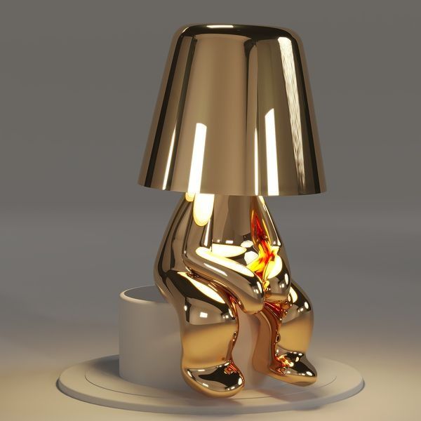 Marcelli | Thinker Lamp in Gold