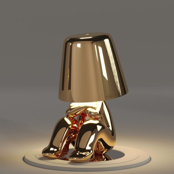 Marcelli | Thinker Lamp in Gold
