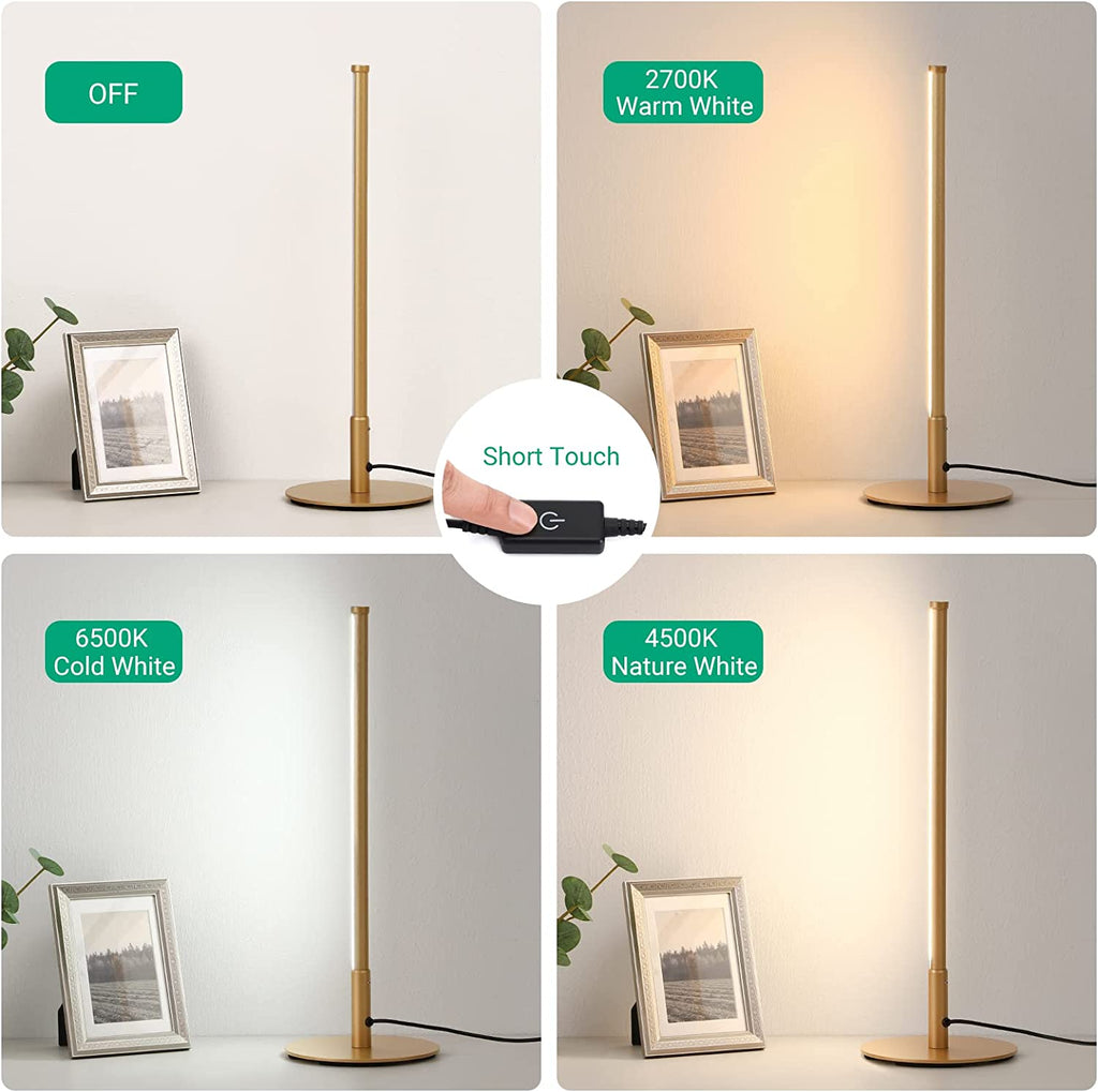 Table Lamp in Gold Finish