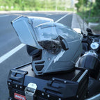 NovaGuard Dual Visor Flip-Up Helmet DOT and ECE Certified