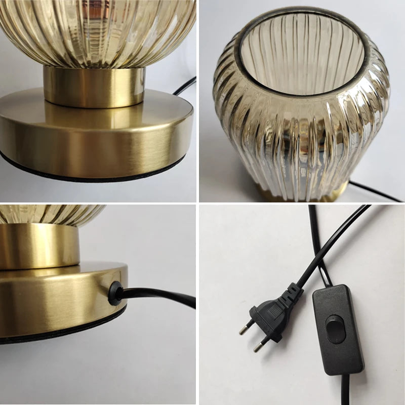 Skye | Lampa z bursztynem nordyckim