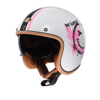 AeroLite Retro Open Face Helmet DOT and ECE Certified