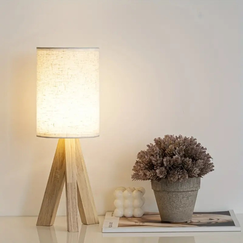 Kinsley trestativ bordlampe med USB-port