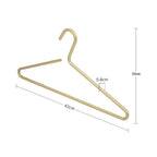 LustreLine 5-delt matt kleshengersett gull- og sølvhengere