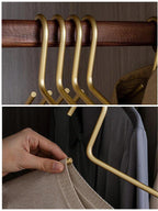 LustreLine 5-delt matt kleshengersett gull- og sølvhengere