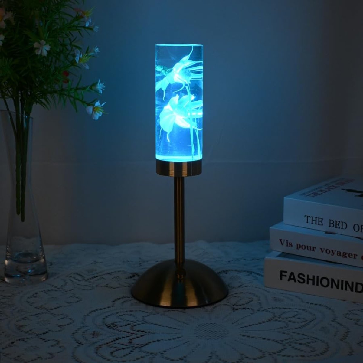 PetalGlow LED Table Lamp With Elegant Floral Mood Lighting
