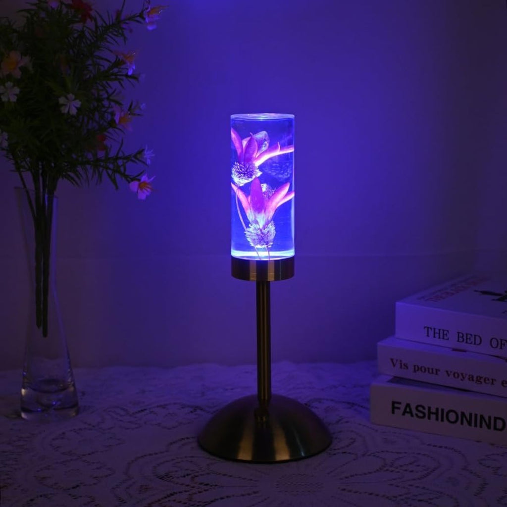 PetalGlow LED Table Lamp With Elegant Floral Mood Lighting
