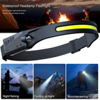 NovaTrail 230° Rechargeable Headlamp with Motion Detection