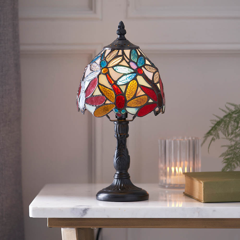 Lampa stołowa Brisa Mini z witrażem