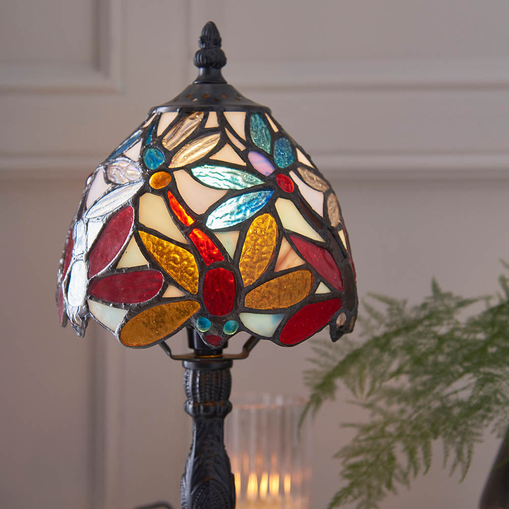 Lampa stołowa Brisa Mini z witrażem
