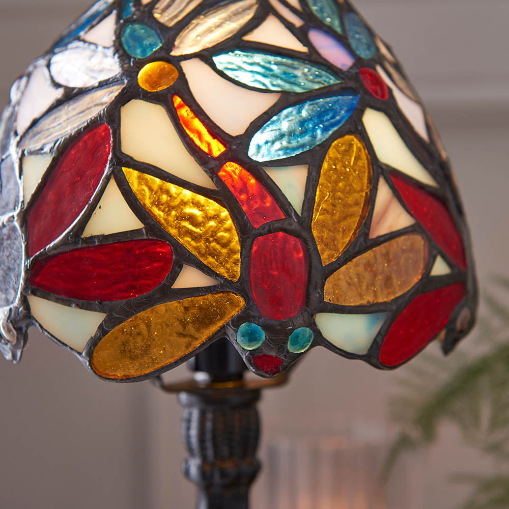 Lampa stołowa Brisa Mini z witrażem