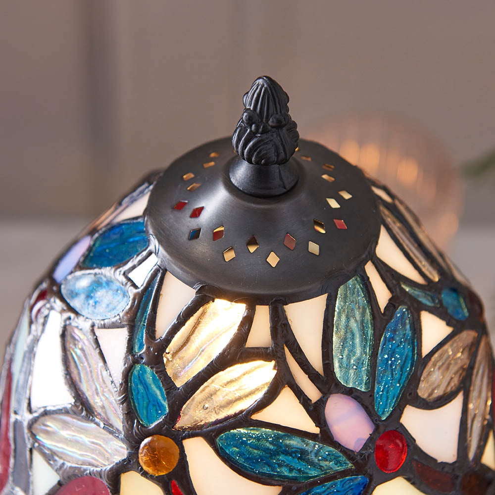Lampa stołowa Brisa Mini z witrażem