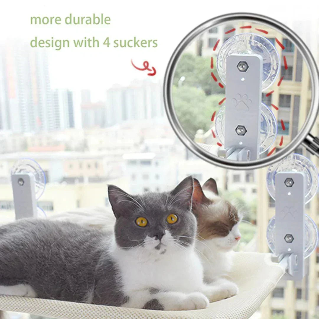 WhiskerNest Cat Hammock Hanging Bed for Cats and Kittens