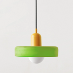 Lysena Bauhaus-Style Colored Glass Pendant Light