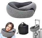 LuminaRest Memory Foam Travel Neck Pillow for Comfort