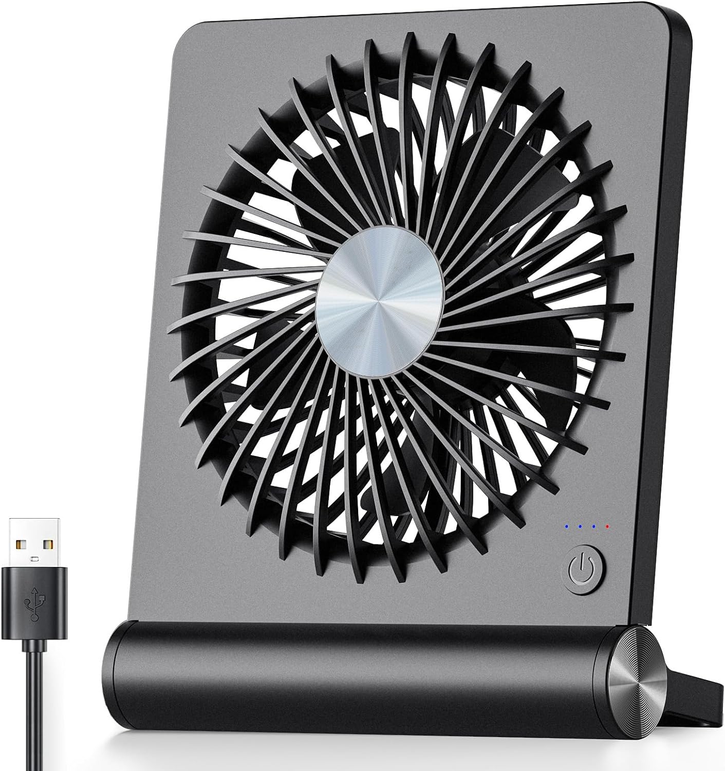 Ventilatore da Tavolo Compatto AeroWhisper per Flusso d'Aria Silenzioso e Potente