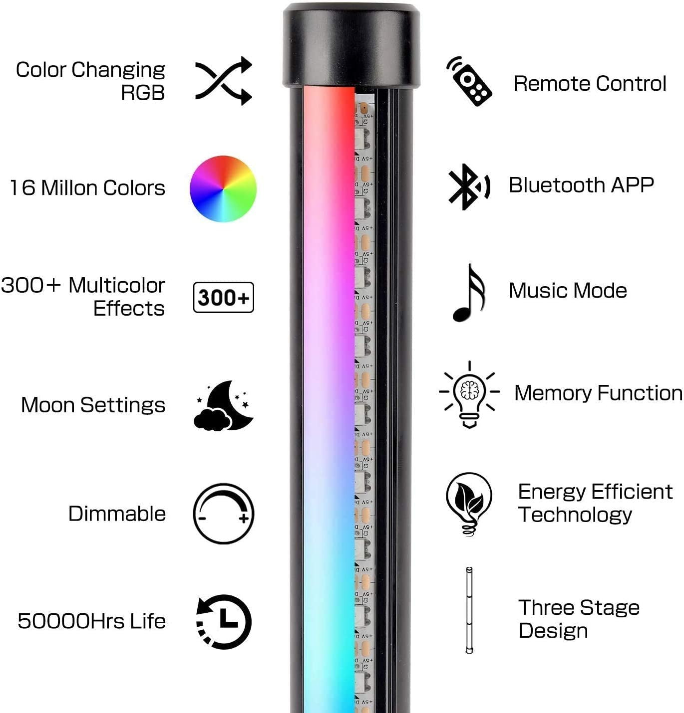 Novara Color Changing Corner Lamp