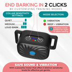 PawQuiet Anti Bark Collar for Small Dogs Training Band