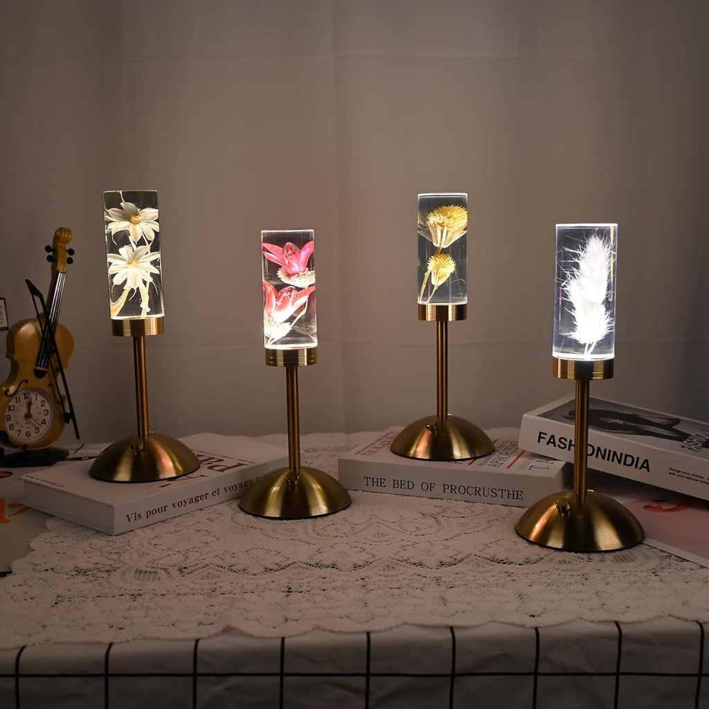 PetalGlow LED Table Lamp With Elegant Floral Mood Lighting