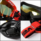 Schedel Motorfiets Masker Met Schokbestendige PC Lens