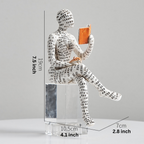 Lyssin humanoïde sculptuur voor moderne woondecoratie ideeën