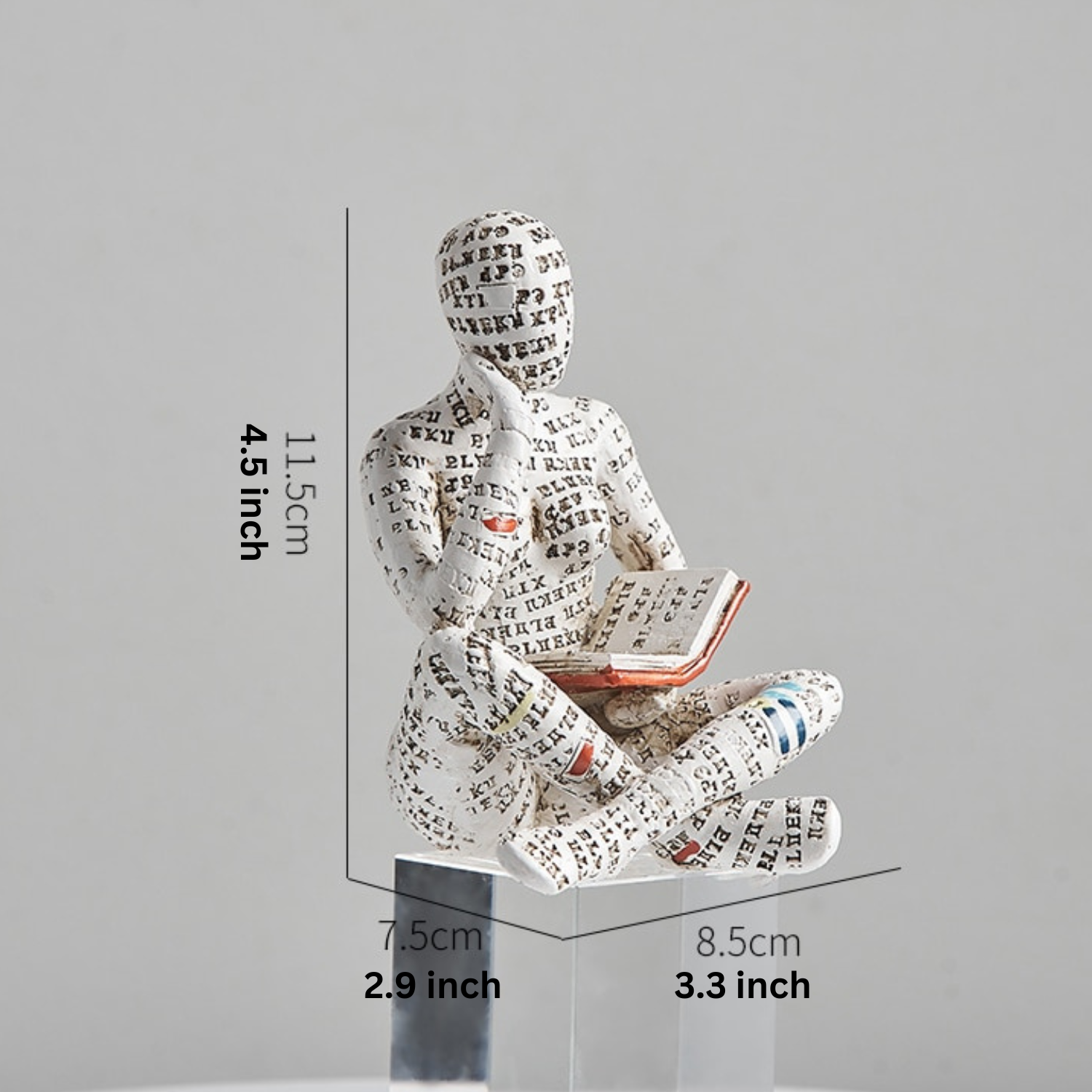 Lyssin humanoïde sculptuur voor moderne woondecoratie ideeën