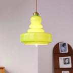 Vireli Bauhaus Gourd Glass Pendant Stylish Light Fixture