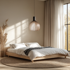 Scandi Wooden Cage Pendant Light
