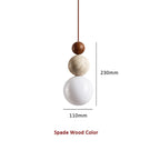Modern Minimalist Travertine Pendant Lamp