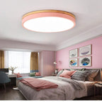 Noordse minimalistische houten plafondlamp voor gezellige huizen