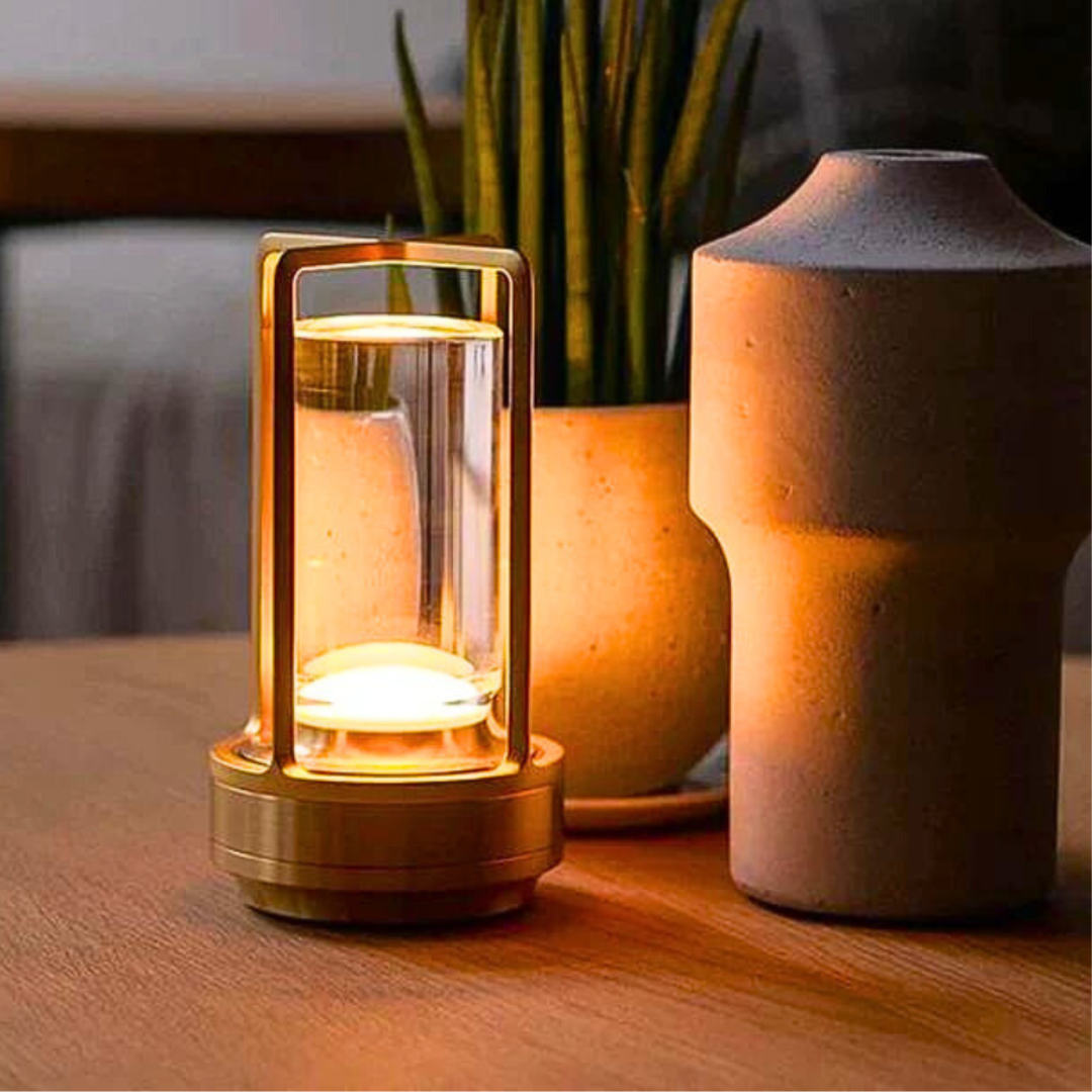 Aurelle | Lanterna di Cristallo Luminoso
