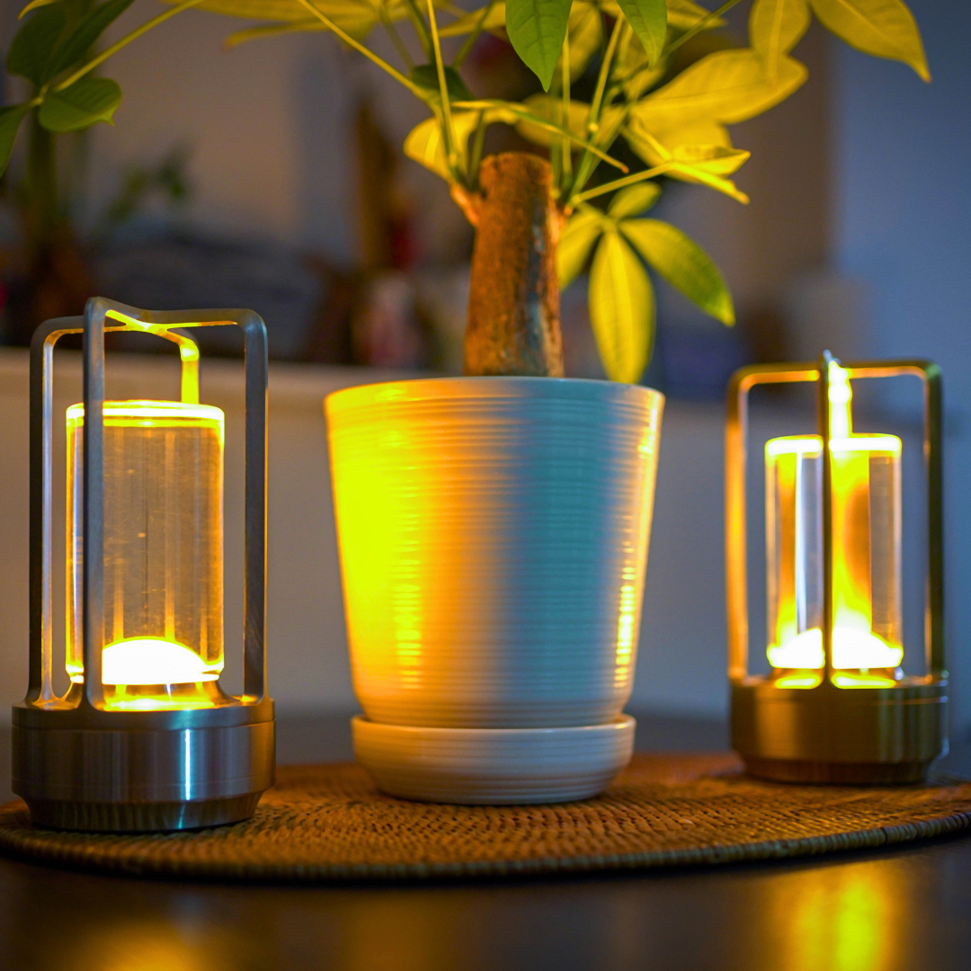 Aurelle | Lanterna di Cristallo Luminoso