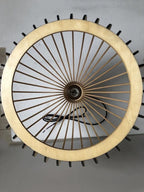 Scandi Wooden Cage Pendant Light