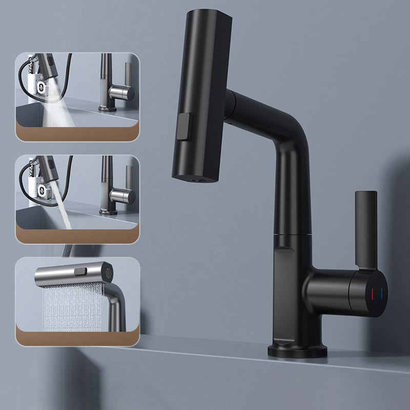 Rubinetto da cucina estraibile AquaNova FlexTap con rotazione a 360 gradi