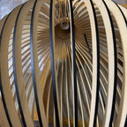 Scandi Wooden Cage Pendant Light
