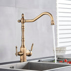 HeritageFlow Copper Kitchen Faucet Classic Deck Mounted