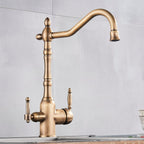 HeritageFlow Copper Kitchen Faucet Classic Deck Mounted