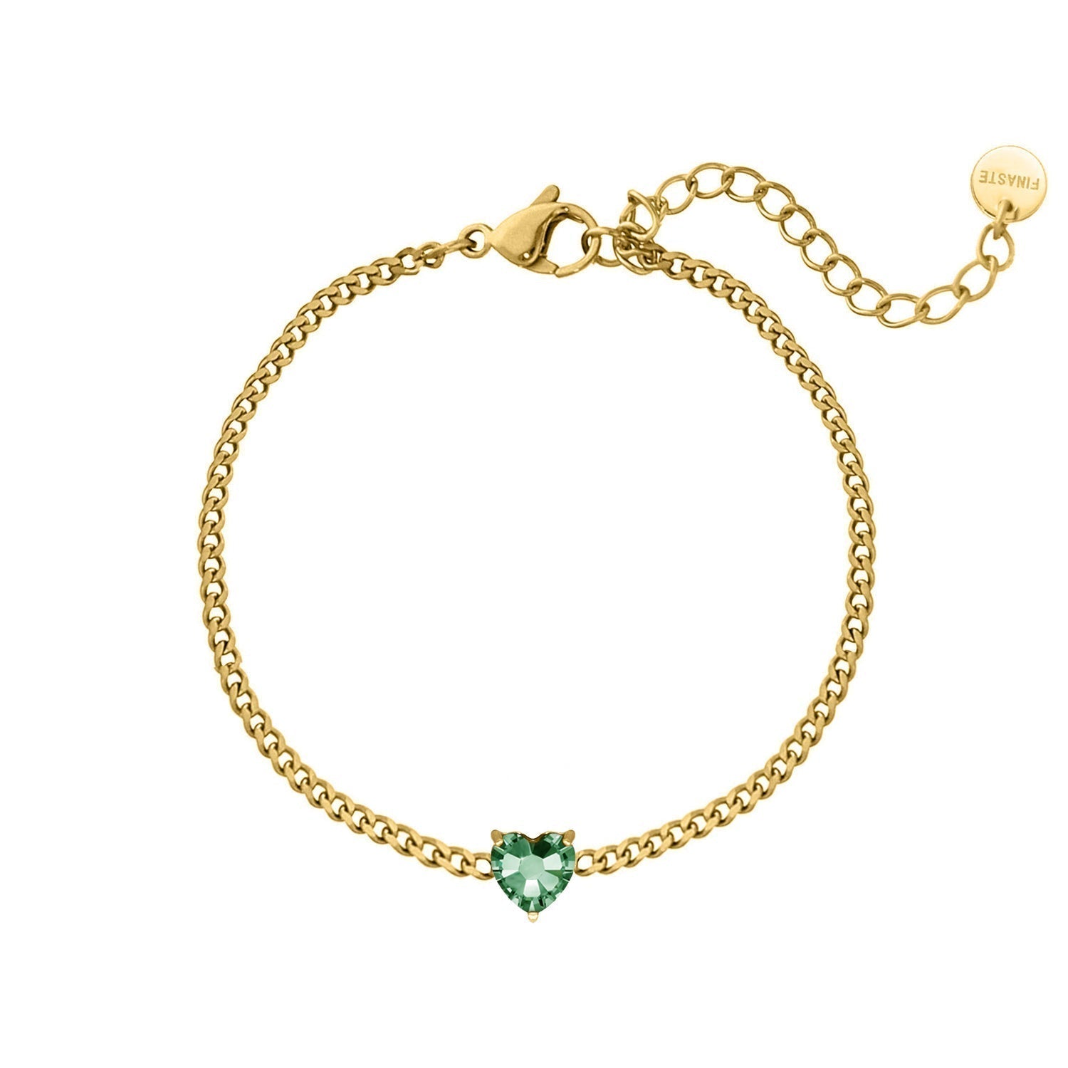 NovaHeart Birthstone Bracelet With Heart Shaped Gems