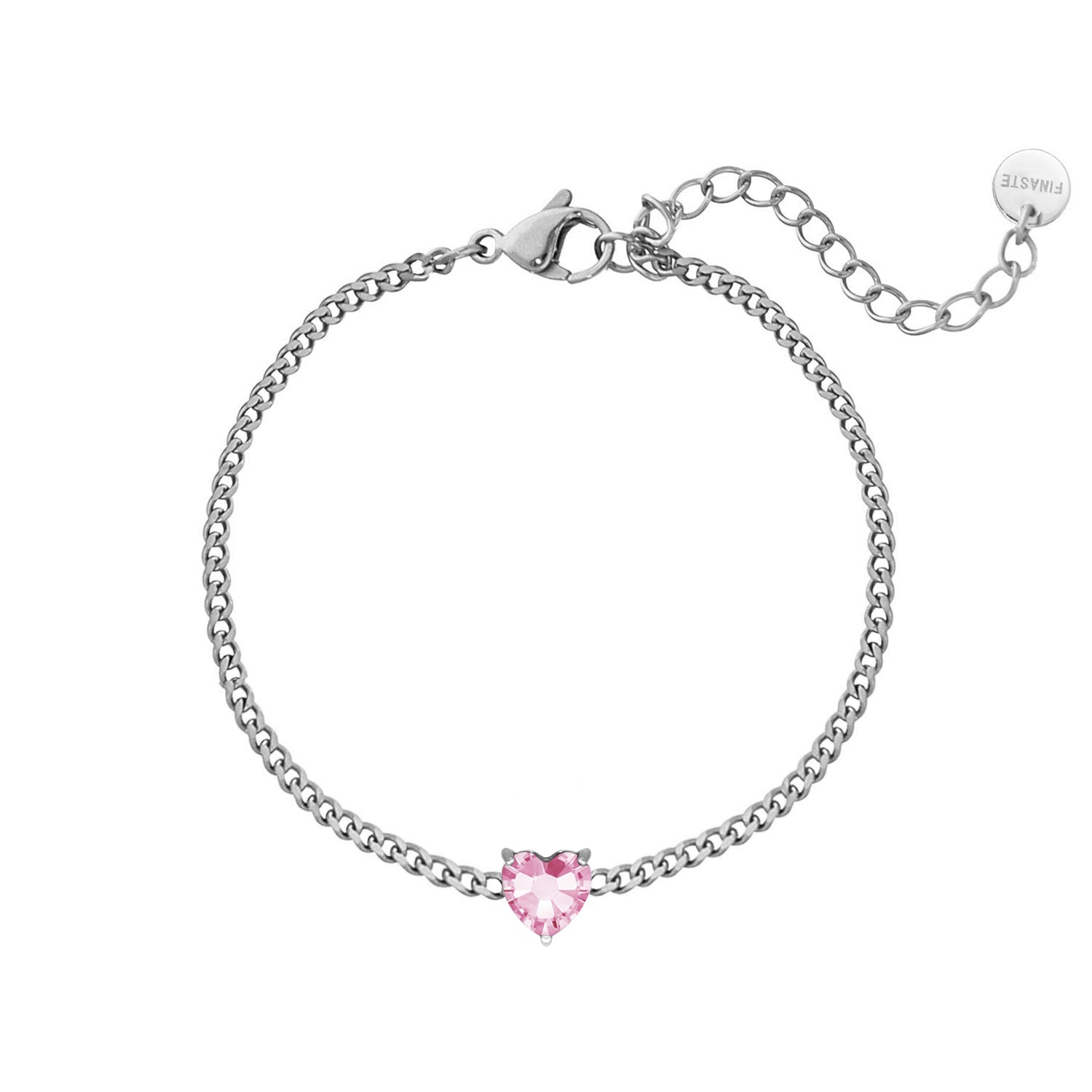 NovaHeart Birthstone Bracelet With Heart Shaped Gems