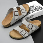 NovaStride Leather Sandals for Men - Summer Comfort