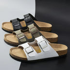 NovaStride Leather Sandals for Men - Summer Comfort