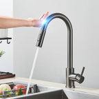 NovaFlow Touch-Sensor Pull-Out Kitchen Faucet With Spray